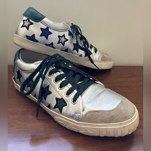 ASH stars majestic motif trainers sneakers size 8.5